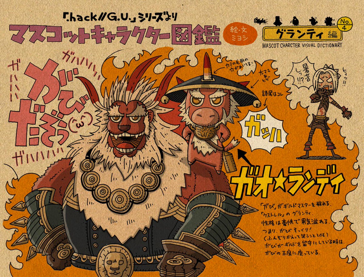 hack//G.U.』より【マスコット図鑑「グランティ編」その4】 次はこの方