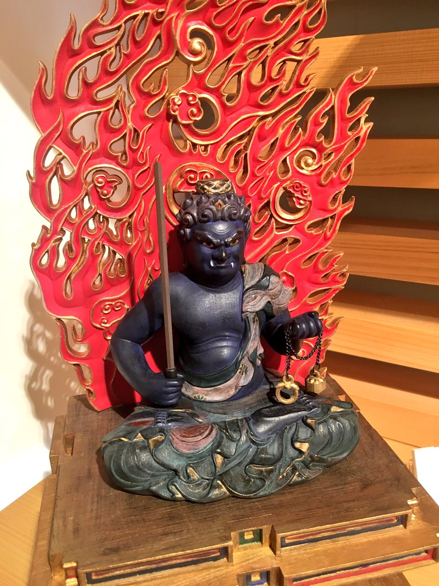 イスム 仏像ワールド武田不動尊 たぁ】武田信玄 不動明王像 仏像