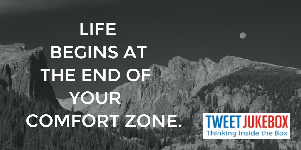 Life begins at the end of your comfort zone. #quote #inspiration #findyourhappily