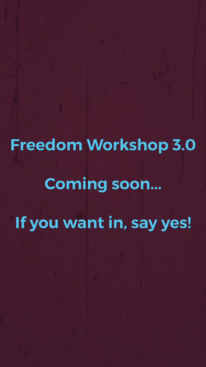 MrBrandonHayes's tweet photo. #FreedomWorkshop https://t.co/iHPA49z9s4