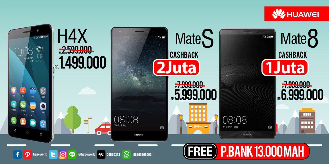 Cashback gede Huawei nya gaess