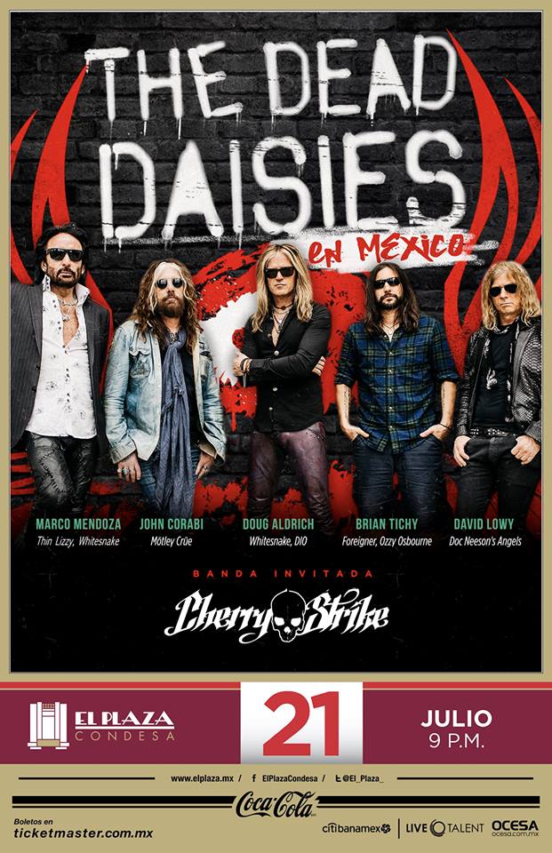 DeadDaisiesMx's tweet photo. Al aire la entrevista con @CasaMendoza2012 Especial de @TheDeadDaisies en https://t.co/kC20hZPl8f #TheDeadDaisiesMx Tambien #CherryStrike https://t.co/fDaFv32Mvk
