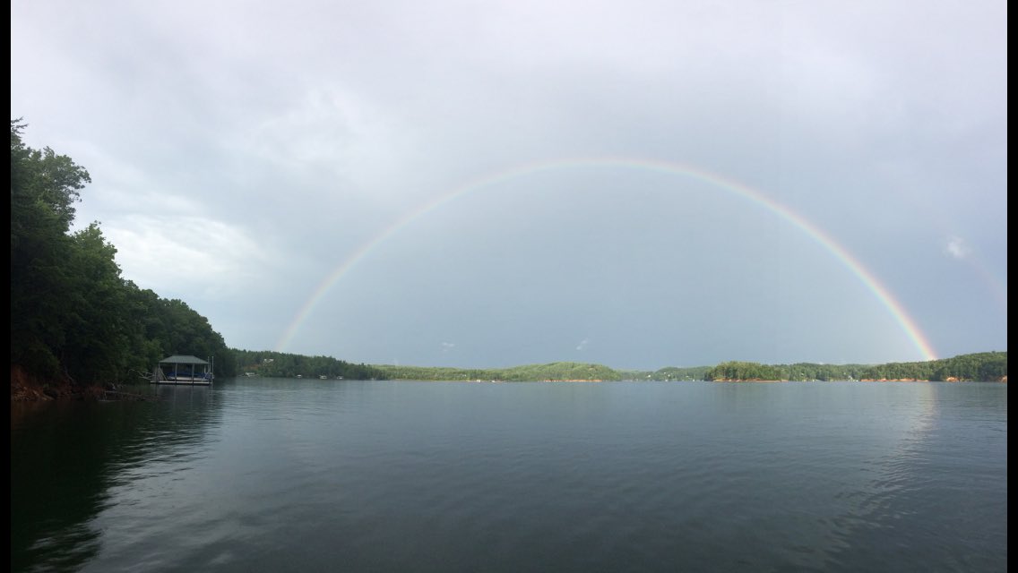 JamesFox48's tweet photo. My daughter took this from the dock yesterday #Bossview #LakeJamesNC https://t.co/L8OabUgKdv