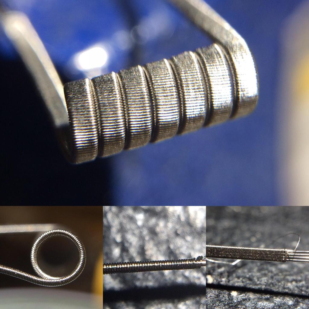 VapingLove's tweet photo. Progress on my path to maximum surface area with the lowest mass. 4x30g/38g FC 316L Can’t… https://t.co/I2wypgyuNv https://t.co/jdJz5z14us