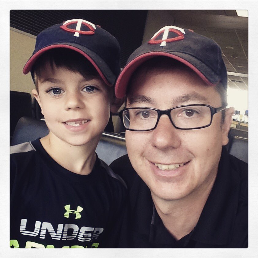 Nick_Wosika's tweet photo. Just a couple of crooked hats on their way to Miami for #hrderby. #MakeitSano #MNTwins #SanoinMiami #RediscoverTopps #Topps #FatherSonTrip https://t.co/dzyUBRoLjz