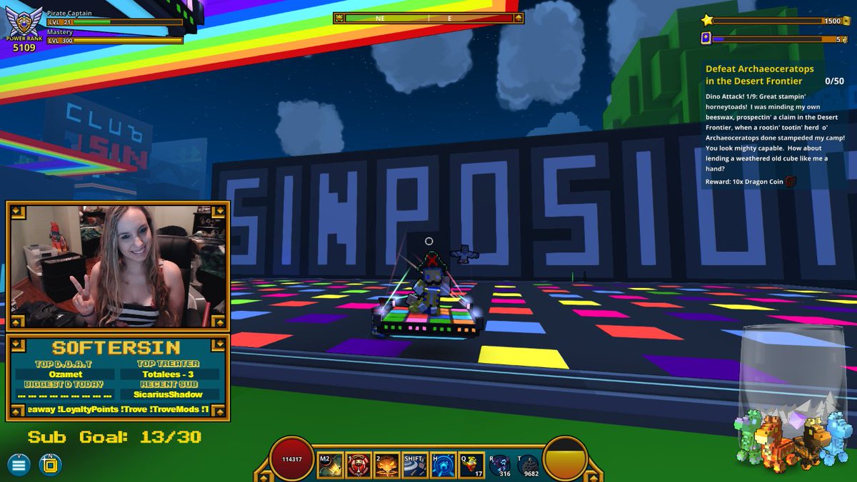 S0FTERSIN's tweet image. 🔴 LIVE on @Twitch playing @TroveGame &amp;amp; celebrating #TwitchAffiliate/#SubButton! Join twitch.tv/s0ftersin for #giveaways &amp;amp; #bonding! 🎮