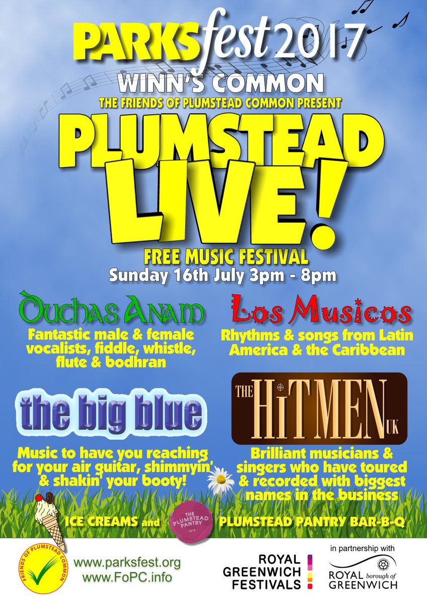 Plumstead Live! will be the best line-up yet!