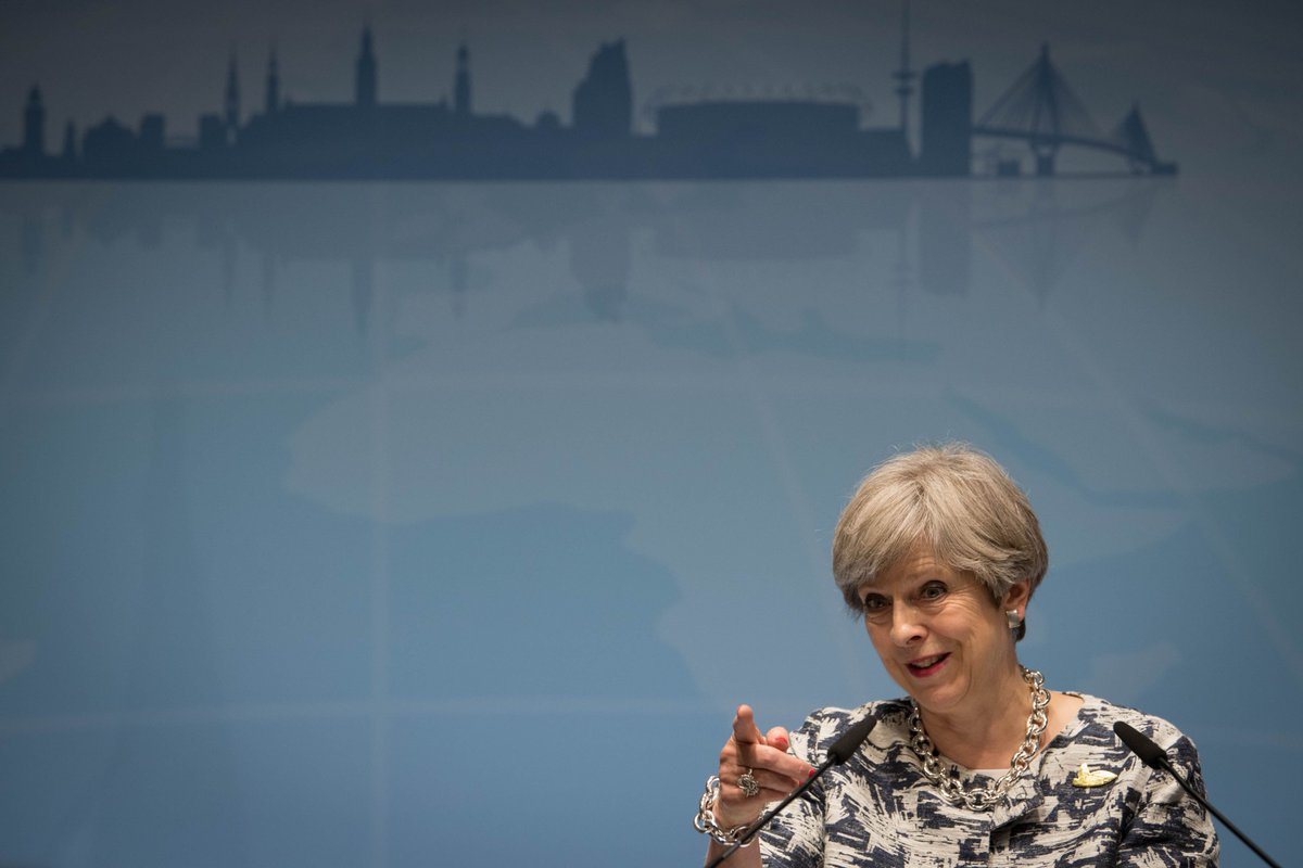 Britain : Theresa week insist vision Britain confidence lead country | LBC | Scoopnest