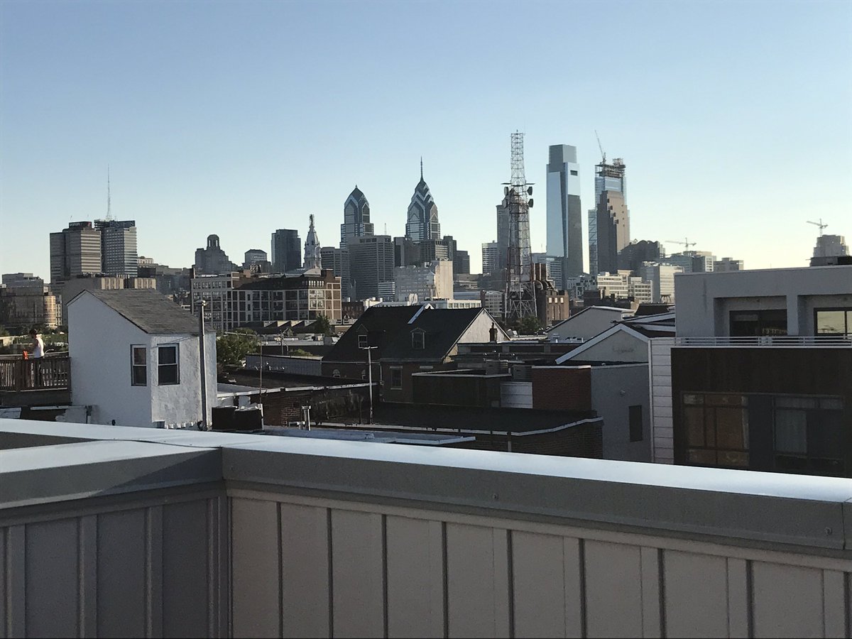 ABrandisMD's tweet photo. Beer on the roof deck with the pups. #SundayNightDoneRight https://t.co/Iq1CB2dxQ6