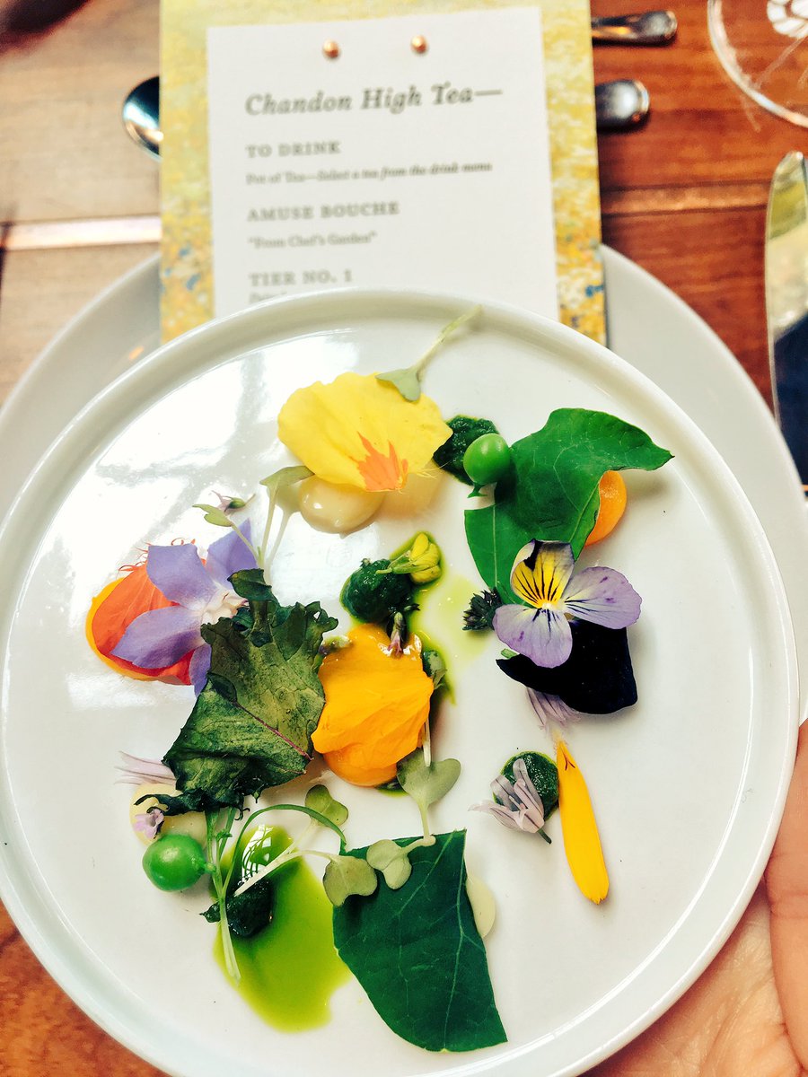 Tina_Faiz's tweet photo. Chef Kelsey Johnson's mad talents on full display—this was just the starter! Don't miss the next @MoetUSA High Tea @CafeLinneayeg. #yegfood https://t.co/aLYCZgl15P
