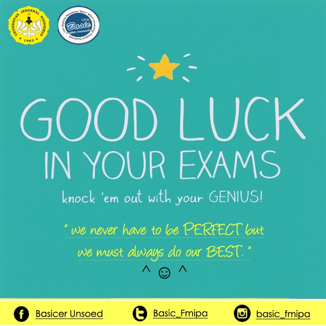 basic_fmipa's tweet photo. keep spirit and wish you luck!!
Fighting! https://t.co/ZNgVSQjq6f