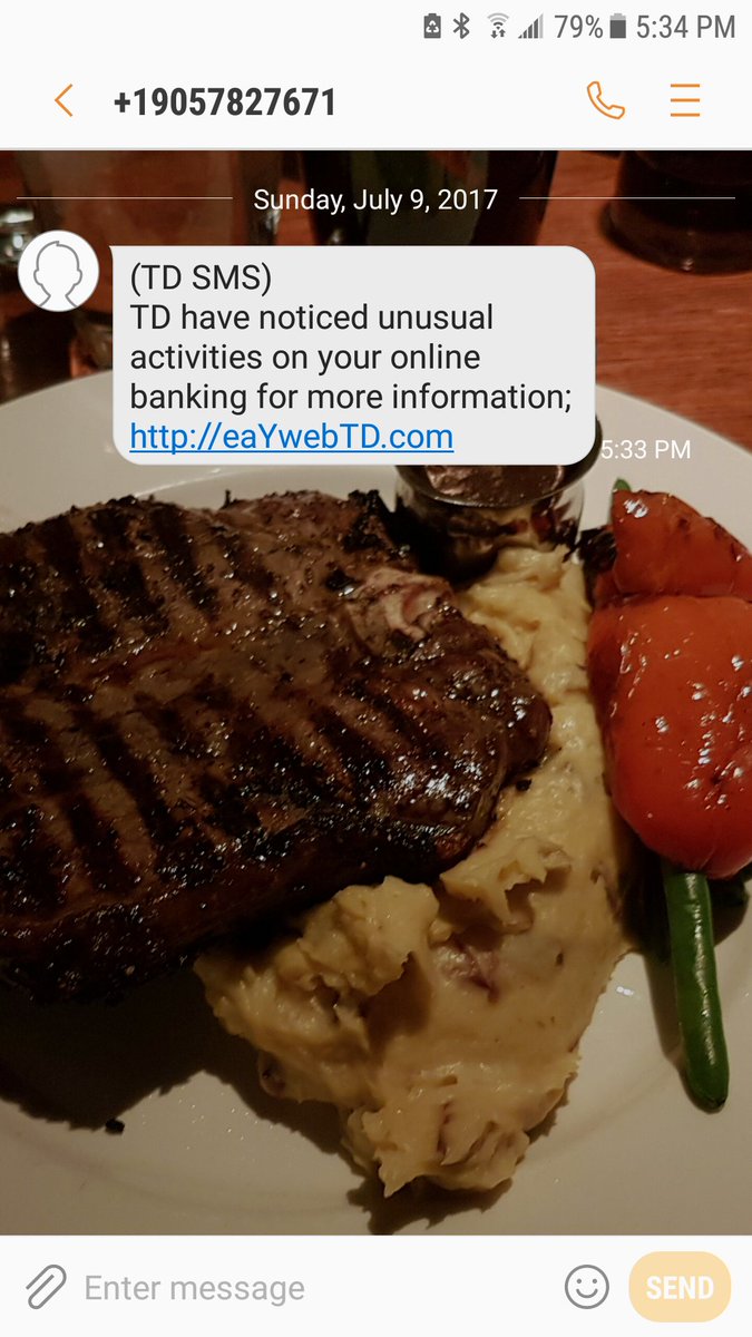 JamesGilkes's tweet photo. @TD_Canada I don't have an account with TD. Some people https://t.co/ZniHOLcWKo