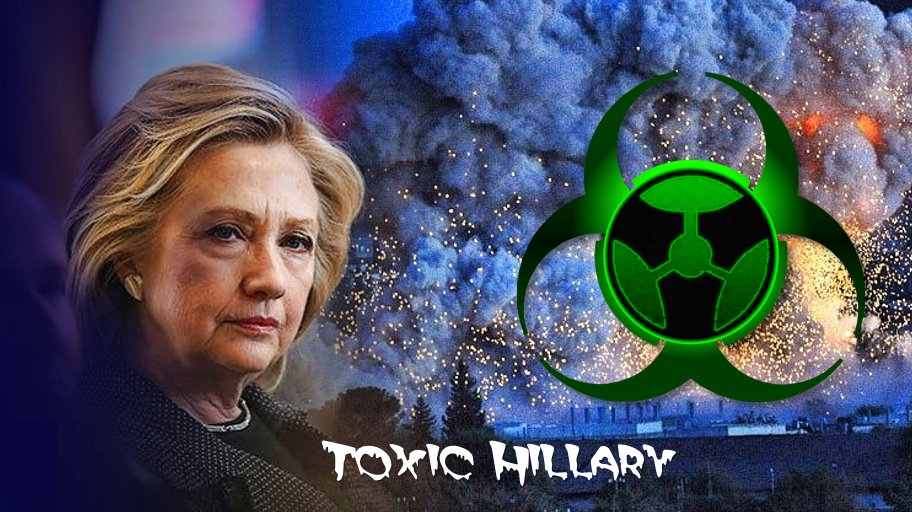 NoSurrender200's tweet photo. @dcexaminer Anyone else "excited by the prospect of Clinton taking a prominent role in campaigning..."?? #ToxicHillary
https://t.co/IbxuJBIV96 https://t.co/SnrywJvXW1