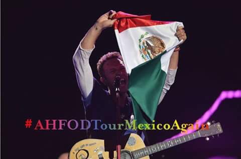 ColdplayCR's tweet image. Desde Costa Rica también apoyamos a nuestros hermanos mexicanos, tenemos grandes recuerdos de su país y su gente #AHFODTourMexicoAgain
