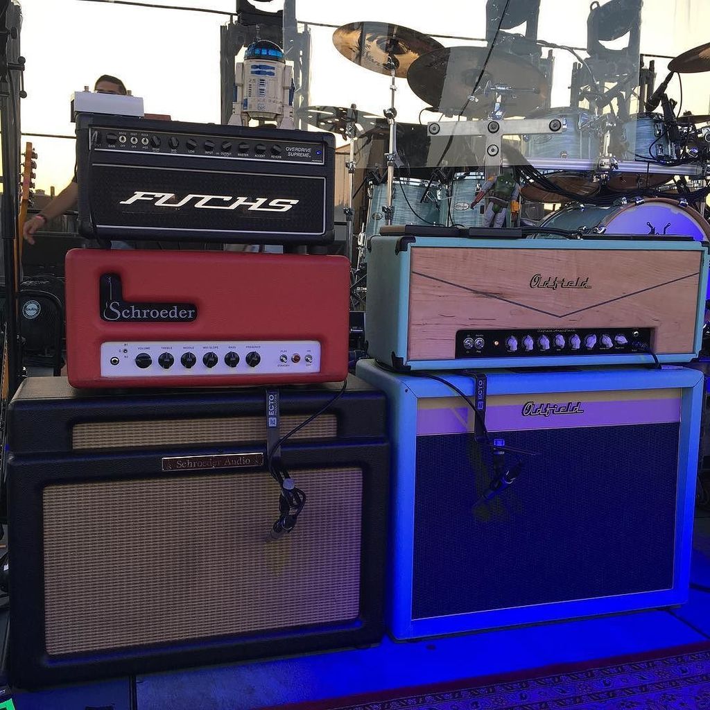 FuchsAudio's tweet photo. Jake Cinninger's rig of doom 😎 #jambands #greattone #jerseymade #madeinusa🇺🇸 #futone #fuchsods #fuchsaudio #fuchsa… https://t.co/C5FKfs15ip https://t.co/GVY2CDMO6R