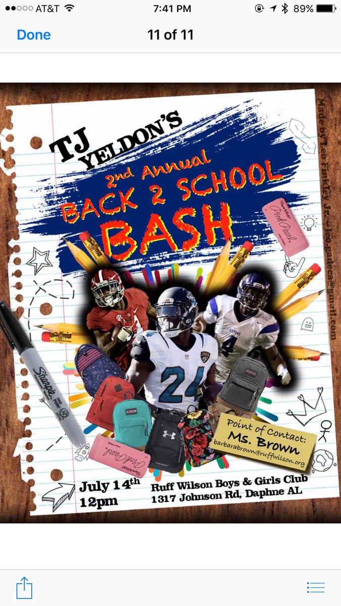 Tj Yeldon tweet media