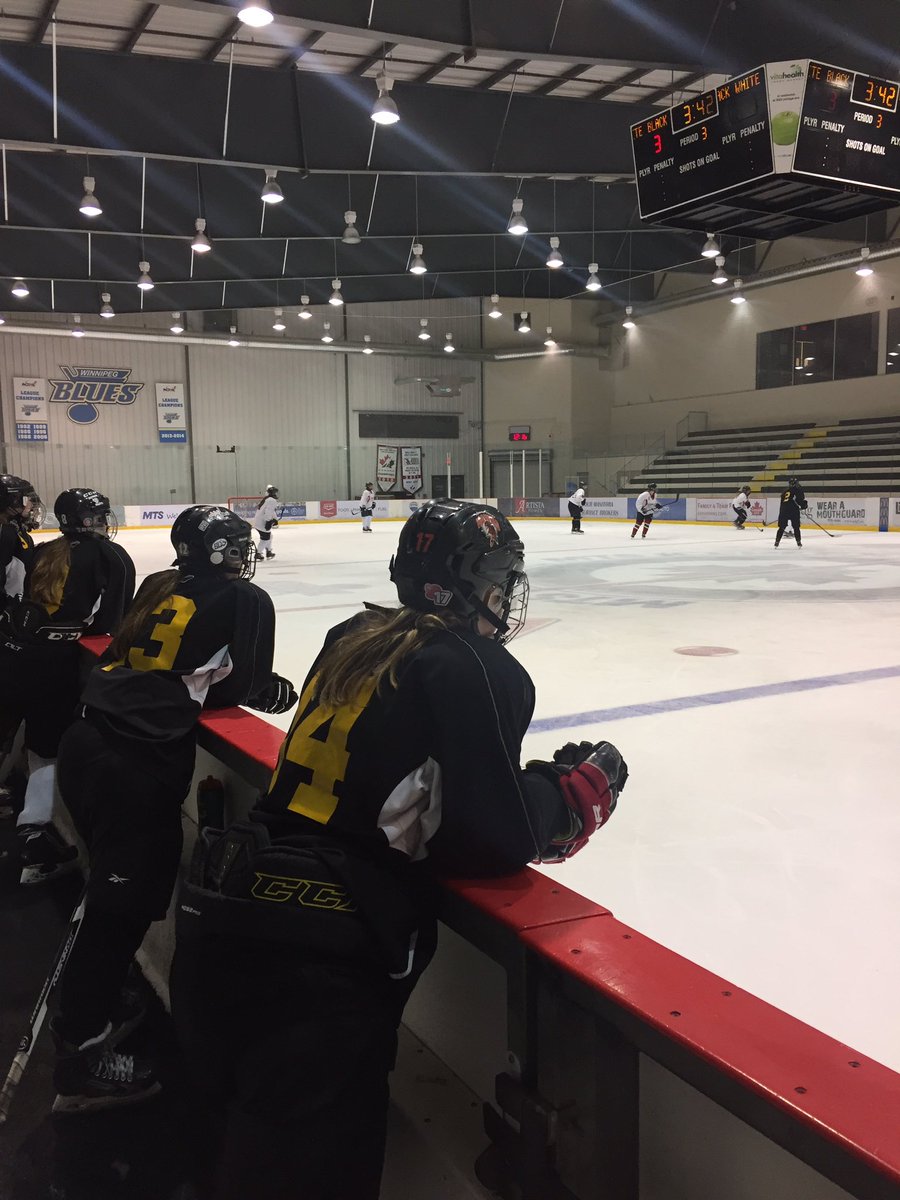 hockeymanitoba's tweet photo. That does it for a fun & competitive week with our Female U18 & U16 #HM_POE July Prep Camps. #EarnThatM https://t.co/OWQIBl1Uc6