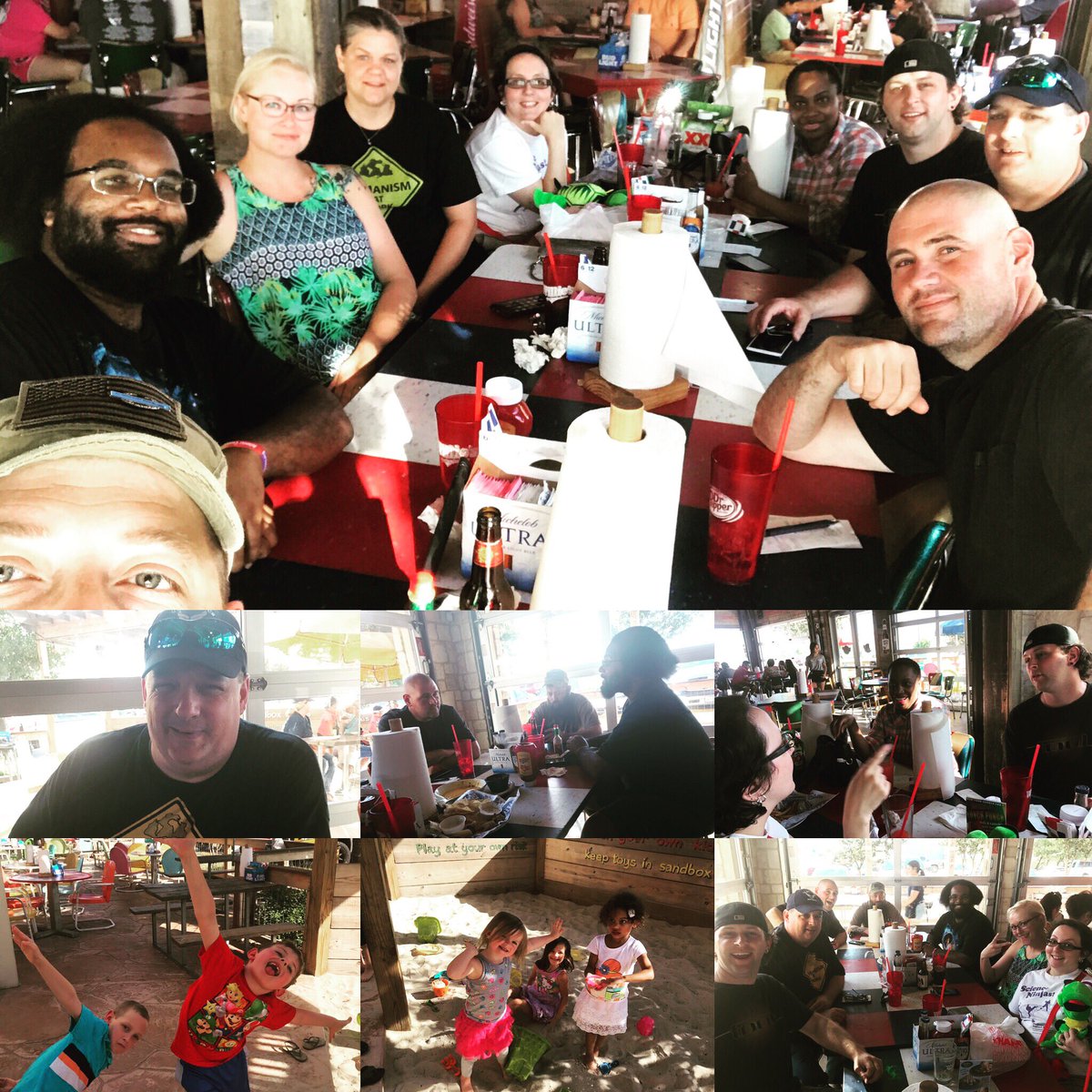 southtxatheists's tweet photo. #STARryNights #familydinnernights #bestnights #EricaAndBama #SameEvent #hellfrozeover #thereisnohell #fishtacos #margaritas🍓 #NebulasInSand https://t.co/JIr46khl2x