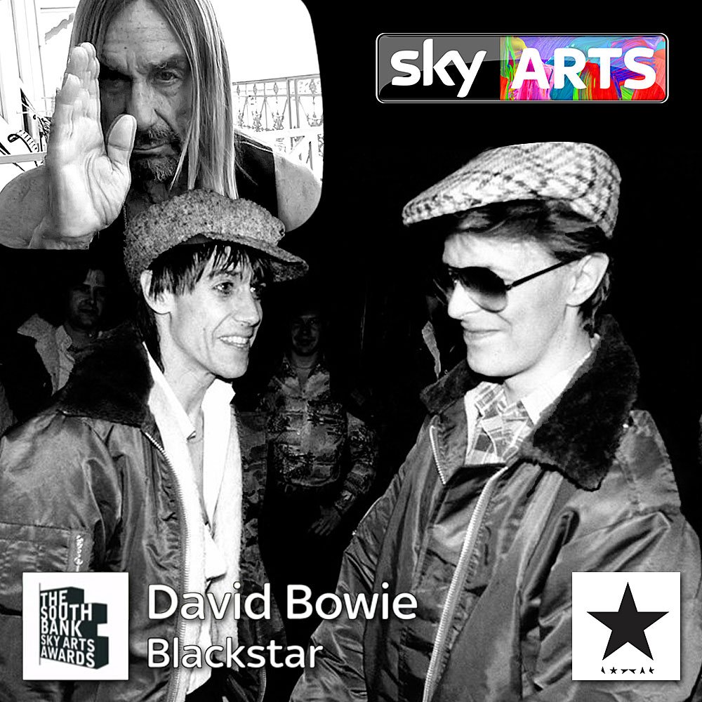 DavidBowieReal's tweet image. Bowie’s ★ album won at SBSAA 2017 tonight. @IggyPop sent this acceptance speech in tribute to his long-time friend: smarturl.it/SBSAA2017BNet