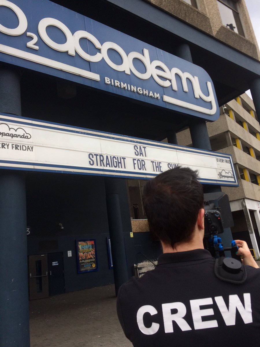OpenAnglePro's tweet photo. Very proud to be official videographers for up-coming band 'Straight for the Sun' at the o2! Footage will be posted soon. Keep 'em peeled! https://t.co/IS1OLOaFjw