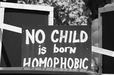 No child is born homophobic. It is a learned trait. Parents need to teach love, and acceptance. Not hate. (Retweet if you agree)