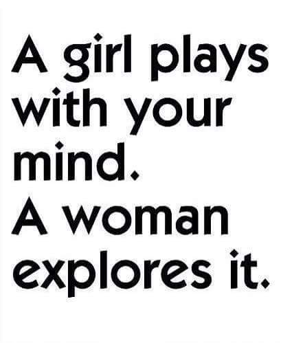 NotEnuffTech's tweet photo. Girl vs. Woman 🎯
A #Girl plays with you mind. 
A #Woman explores it.
#FactOfLife #RealTalk
#LifeLessons #MindStimulation 🙏🏽💣👊 https://t.co/kZobf2XPi8