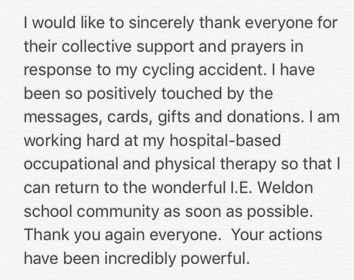 IEWeldonSS's tweet image. Please see the attached message from Principal Mark Cossarin.