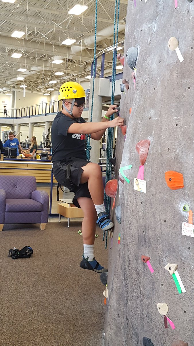 Nfhs_StuCo14's tweet photo. More from rock climbing. Luke and Kevin made it to the top. #tascasu17 @TASC_StuCo @district3tasc https://t.co/5yisFnQUUS