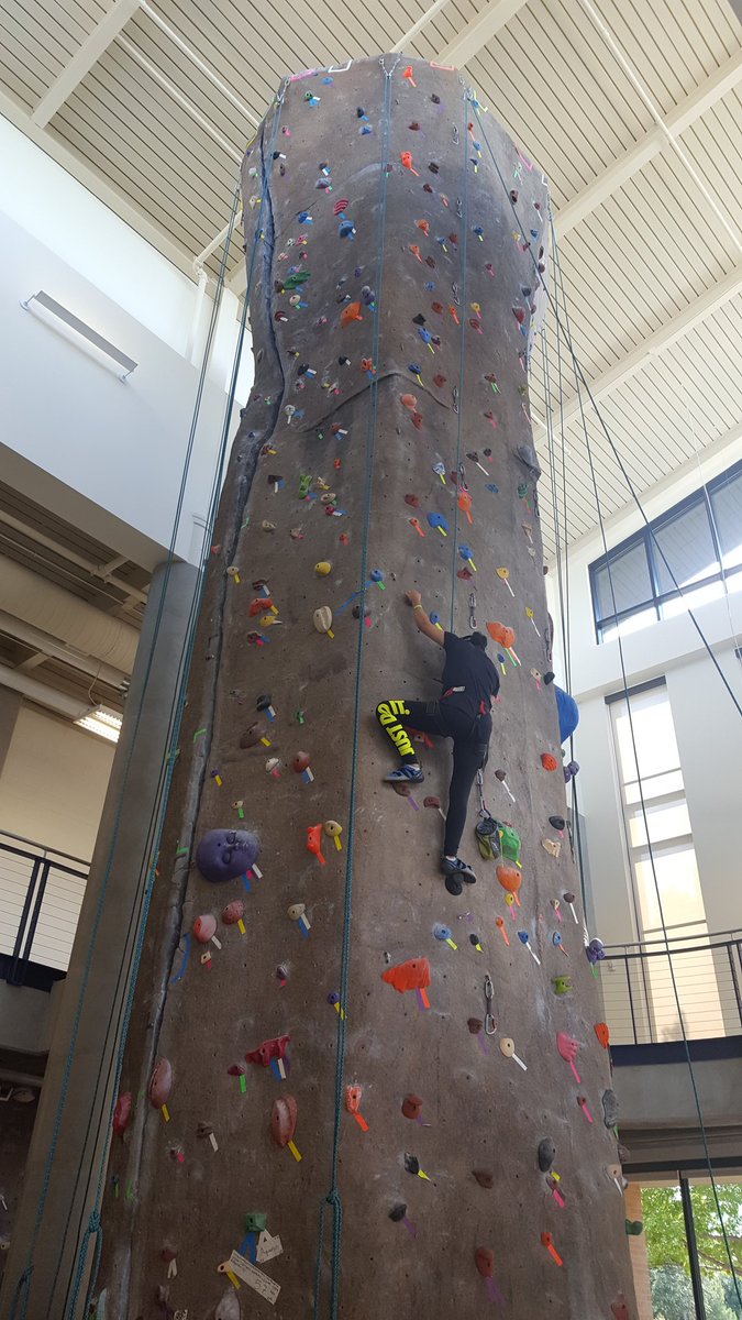Nfhs_StuCo14's tweet photo. Rock Climbing. Karla and Antonia made it to the top! #TASCASU17 @TASC_StuCo @district3tasc https://t.co/kf0ukTLcwU