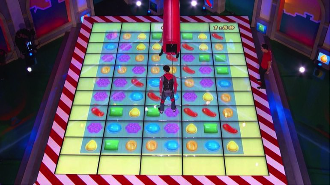 multitaction's tweet photo. Excited to have built the Guinness world record breaking wall for tonight’s Candy Crush debut. #CandyCrushCBS #multitaction #gwr2017 https://t.co/vikWLJY390