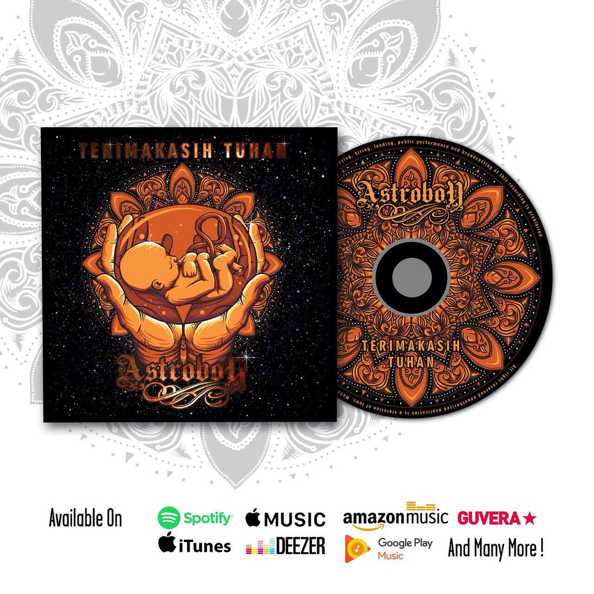 THE ALBUM #TERIMAKASIHTUHAN ASTROBOY KUDUS IS NOW AVAILABLE ON ALL DIGITAL MUSIC STORES &amp; STREAMING.