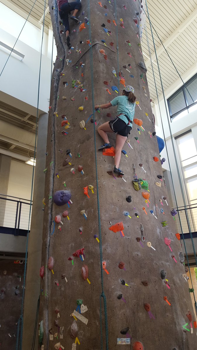 Nfhs_StuCo14's tweet photo. We all learned how to rock climb and tried something new. #tascasu17 @TASC_StuCo @district3tasc https://t.co/CyVWEX0fPN
