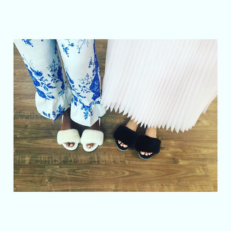 PINK_TARTAN's tweet photo. Slide into summer 🌸shop our new fur slides in collaboration with @tkees #Shop #CanadianChic #slides https://t.co/5cG3QHYiMg https://t.co/oiUjG80qCO