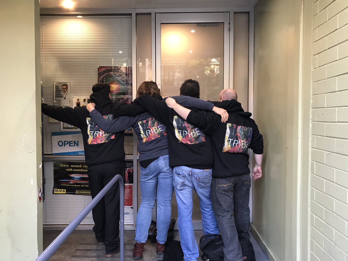 nuaansw's tweet photo. #NaidocWeek2017 closing event at NUAA NSP. Thank you Derek, Steve, Brian and all involved in the events, artwork and hoodie design https://t.co/GzsfPD5Hvr