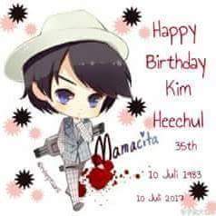 Happy birthday kim heechul oppa  