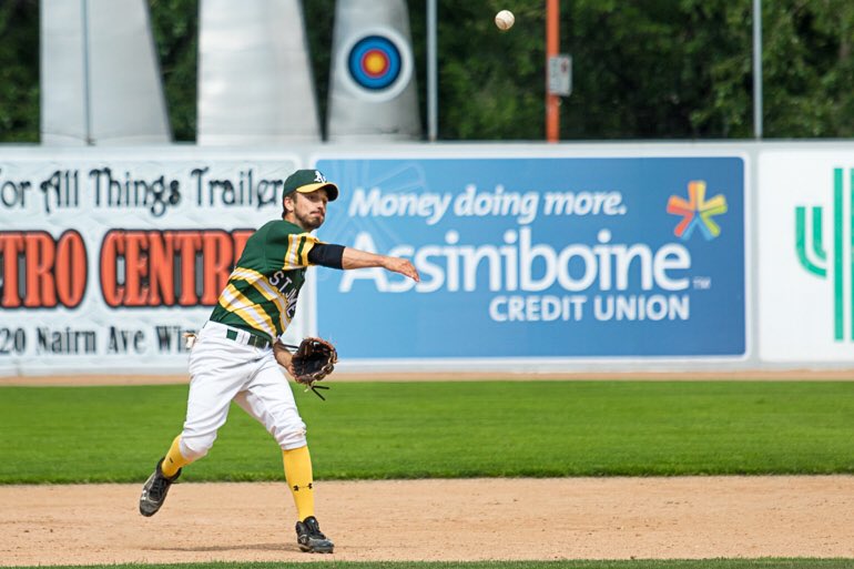 winklerflyers's tweet photo. Flyers G Troy Martyniuk looking good at the Manitoba Junior Baseball League All-Star Game. @troymartyniuk #mjbl https://t.co/DFGGa4Azna