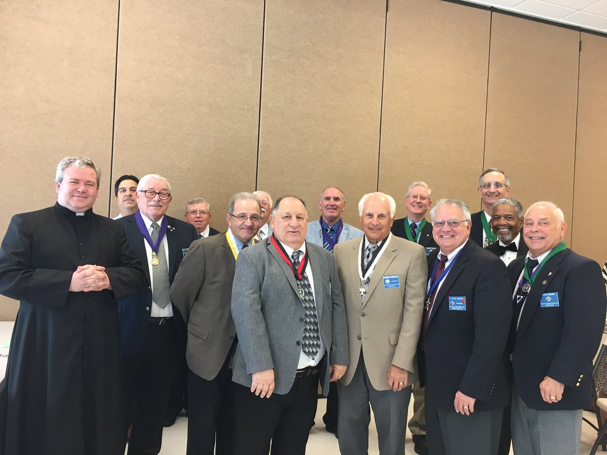 gracewepray's tweet photo. Congrats to our new Grand Knight, Tony Billelo! The Knights of Columbus serve God's children world-wide! #gracewepray https://t.co/i4zdzaSQoq