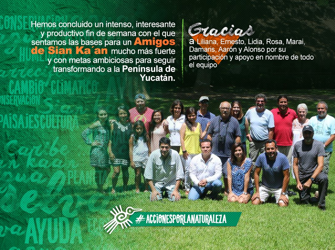 AmigosSianKaan's tweet photo. Estamos construyendo un mejor futuro para la  #PenínsuladeYucatán con un equipo comprometido a las #Accionesporlanaturaleza https://t.co/51ujjc7GEO
