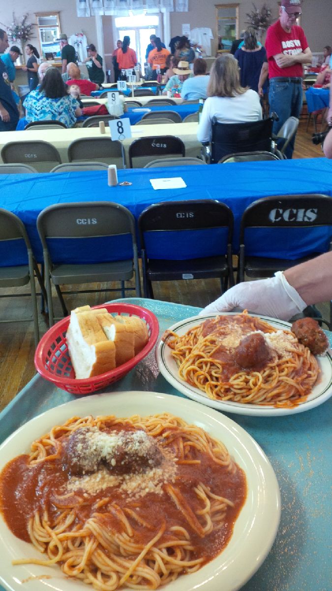 artcavazos1's tweet photo. @ksatnews @KSATRJ @cfriedmanTV THX to all assisting @100ClubSA w/this weekend's #Spaghetti #Dinner for a "record-setting year." #SAPDstrong https://t.co/rwJxNuM5FB
