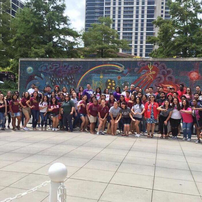 UTDGammas's tweet photo. Our sisters attended the #GreekTakeover at the DMA today to experience the Mexico exhibit 💕💜 #GreekUnity #CultureIsPride #PrideIsSuccess https://t.co/o2ZEjjTm7F