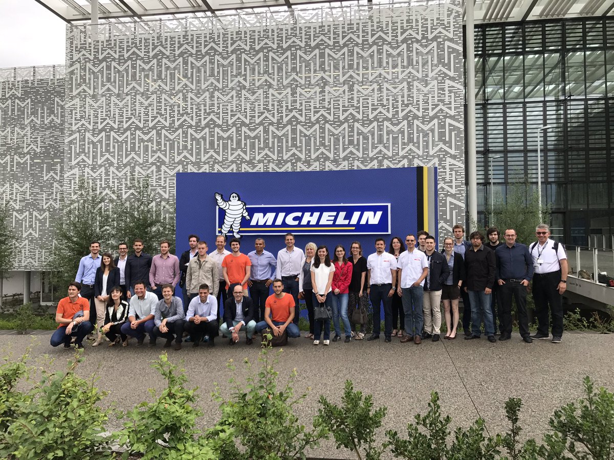 Journée <a href="/Michelin/">Michelin</a> ! Au centre de recherche. Au programmes, pitch et circuit ! <a href="/lebivouac_/">Le Bivouac</a>