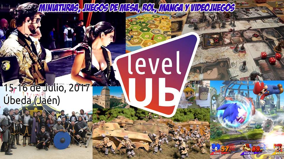 ubedabaezaturis's tweet photo. #LevelUb, evento de miniaturas, juegos de mesa, rol, manga y videojuegos en la ciudad de #Úbeda. https://t.co/epBuoHkmyL. ¡Te esperamos! https://t.co/Fh2FoQf83Q