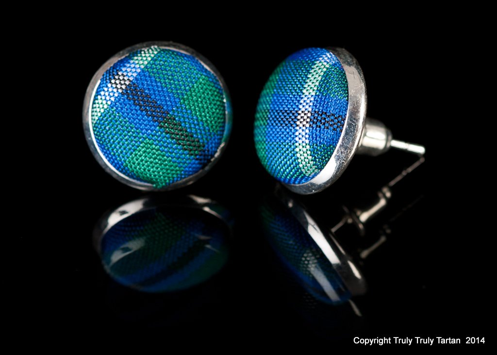 #Earrings #handmade #Scottish #tartan #Scotland