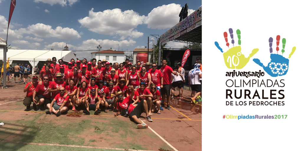 ¡Gracias a todos nuestros voluntarios por hacer posible todo lo que hemos vivido estos días en Añora! 
#OlimpiadasRurales2017