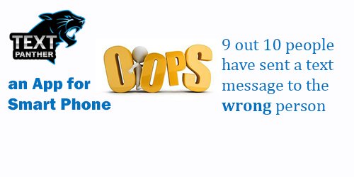 TextPanther's tweet image. Don&apos;t send a text message to the wrong person #app #funny #howto itunes.apple.com/us/app/text-pa…