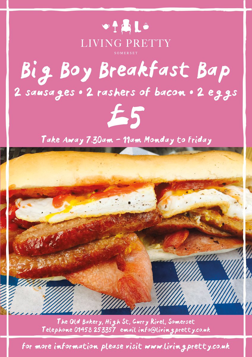 LivingPretty1's tweet image. Feeling hungry this morning? But you've got lots to do and need breakfast on the go? Why not pop in to @LivingPretty1 and grab a bargain!