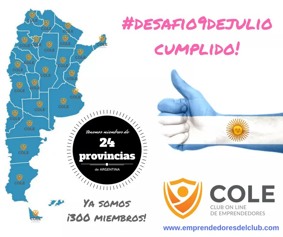 pablomarek's tweet photo. Felices de festejar los 300 miembros del COLE de las 24 provincias de Argentina! https://t.co/iV6a407feV https://t.co/P7BaHwPwPY