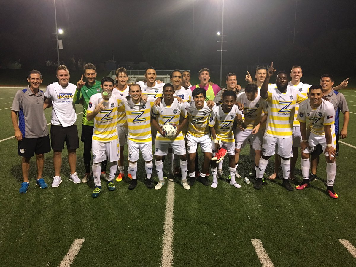 Ladies and gentlemen, your <a href="/NPSLSoccer/">National Premier Soccer League (NPSL)</a> Texas regular season league champion #Vaqueros