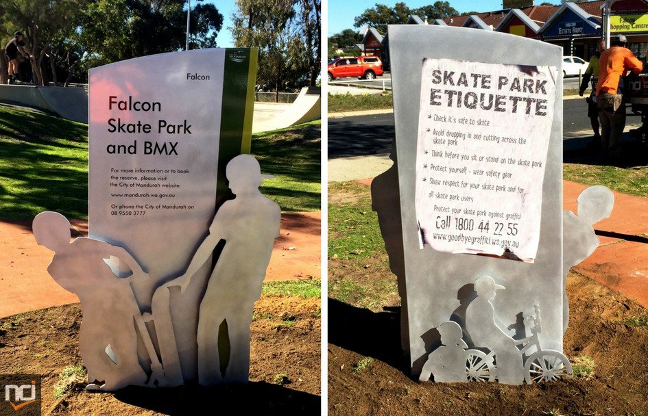 NCI_Signwriters's tweet photo. New signs for Falcon Park in Mandurah by NCI https://t.co/kpAjgIywKw