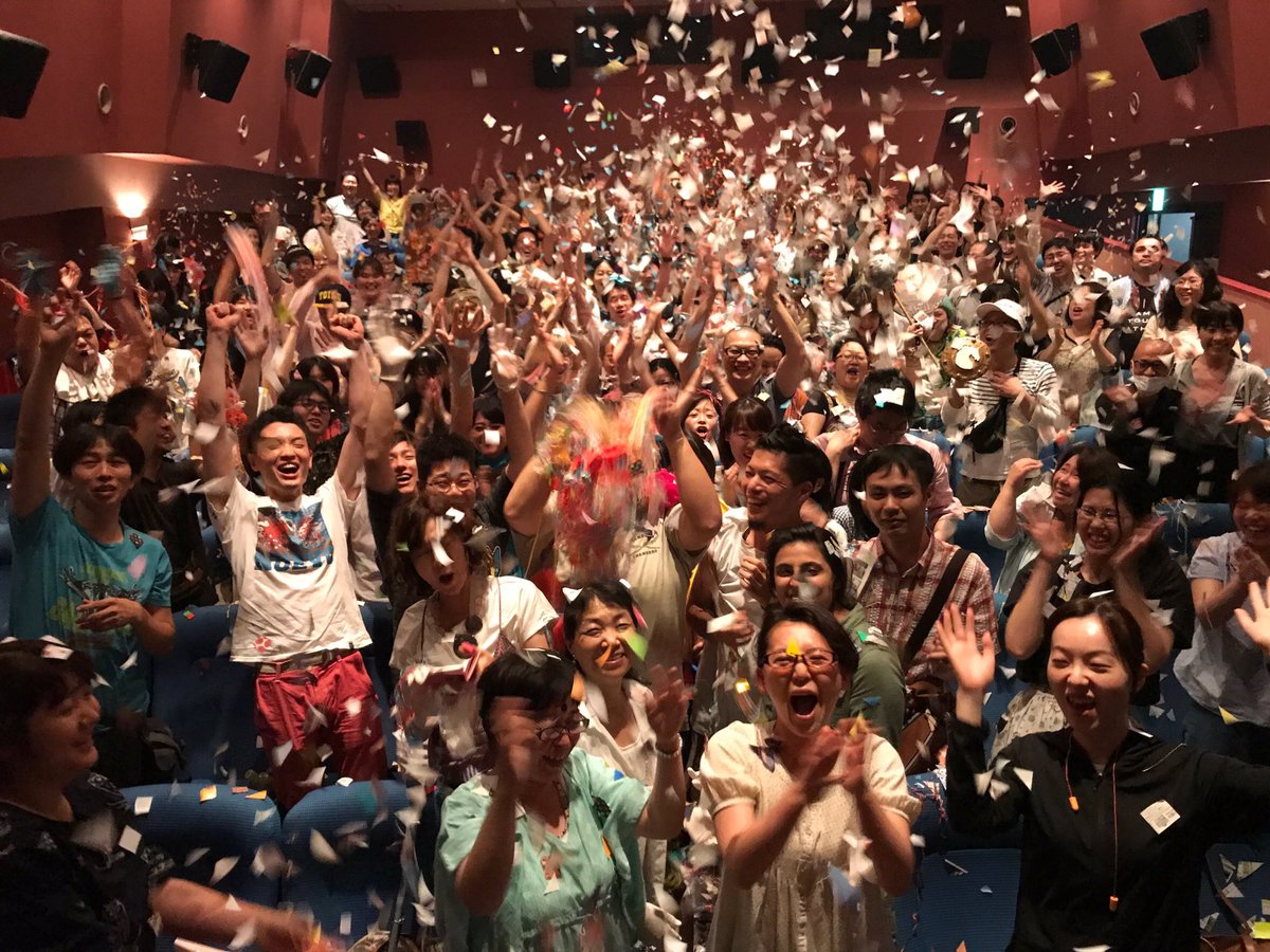 MamiAmano's tweet photo. @arkamediaworks &amp; @movietwin2 
Pls have a look at pics of the Baahubali special events in Tokyo &amp; Osaka.We're thankful 2 you for this movie! https://t.co/hgAogZ6Kac